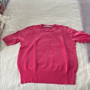 Zara Pink Crew Neck Sweater
